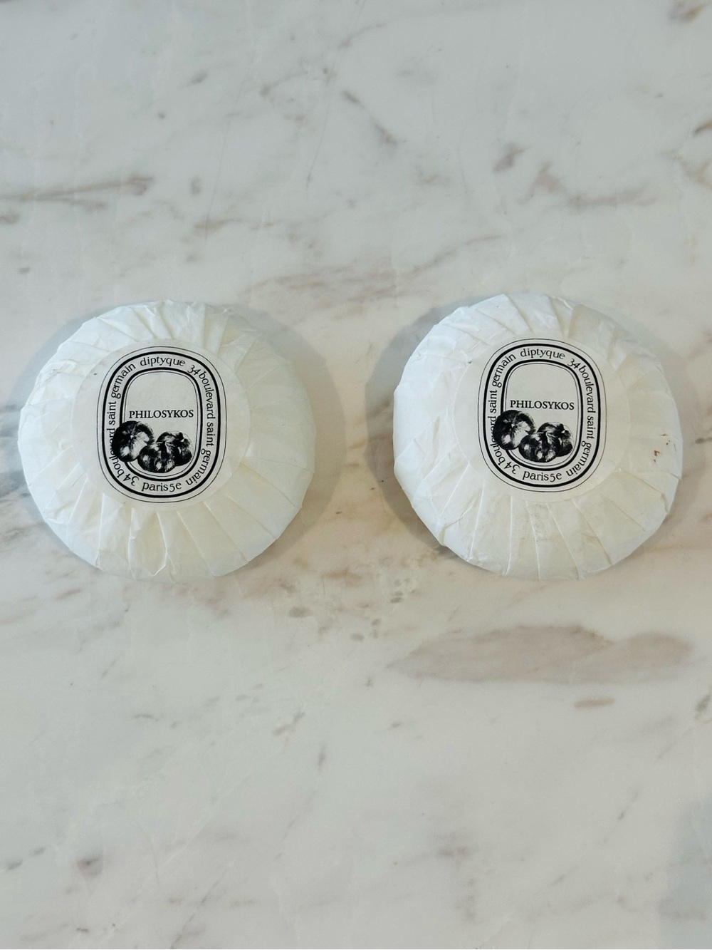 diptyque Wrapped Philosykos Soap Set of 2-Each Bar 1.6 oz
